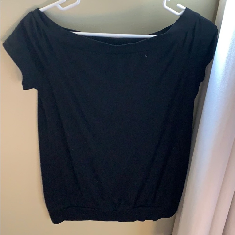 Black mini dress or top